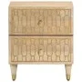 Mesita de noche de madera maciza de mango 40x33x46 cm by vidaXL, Nightstands - Ref: Foro24-358246, Price: 77,68 €, Discount: %