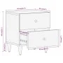 Mesita de noche de madera maciza de mango 40x33x46 cm by vidaXL, Nightstands - Ref: Foro24-358246, Price: 77,68 €, Discount: %
