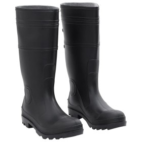 Schwarze Gummistiefel Größe 41 aus PVC von vidaXL, Wathosen zum Jagen und Angeln - Ref: Foro24-137590, Preis: 24,99 €, Rabatt: %