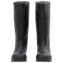 Botas de agua negro número 43 PVC de vidaXL, Vadeadores para caza y para pesca - Ref: Foro24-137592, Precio: 23,69 €, Descuen...