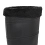 Botas de agua con calcetines extraíbles negro número 44 PVC