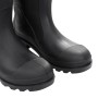 Botas de agua con calcetines extraíbles negro número 44 PVC