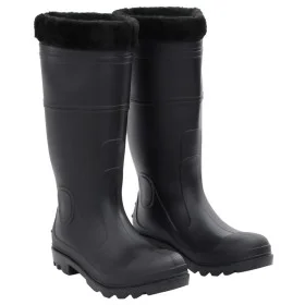 Wasserstiefel mit abnehmbaren Socken, schwarz, Größe 41, PVC. von vidaXL, Wathosen zum Jagen und Angeln - Ref: Foro24-137599,...