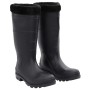 Wasserstiefel mit abnehmbaren Socken, schwarz, Größe 41, PVC. von vidaXL, Wathosen zum Jagen und Angeln - Ref: Foro24-137599,...