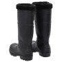 Wasserstiefel mit abnehmbaren Socken, schwarz, Größe 41, PVC. von vidaXL, Wathosen zum Jagen und Angeln - Ref: Foro24-137599,...