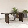 Gartentisch mit Glasoberfläche, braunes PE-Rattan, 190x80x74cm. von vidaXL, Gartentische - Ref: Foro24-365305, Preis: 178,58 ...