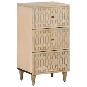 Armario auxiliar madera maciza de mango 40x33x75 cm by vidaXL, Sideboards - Ref: Foro24-358271, Price: 111,17 €, Discount: %