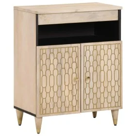 Armario auxiliar madera maciza de mango 60x33x75 cm by vidaXL, Sideboards - Ref: Foro24-358273, Price: 78,25 €, Discount: %