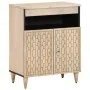 Massivholz-Nebenschrank aus Mangoholz 60x33x75 cm von vidaXL, Sideboards - Ref: Foro24-358273, Preis: 78,25 €, Rabatt: %