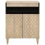 Massivholz-Nebenschrank aus Mangoholz 60x33x75 cm von vidaXL, Sideboards - Ref: Foro24-358273, Preis: 78,25 €, Rabatt: %