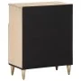 Massivholz-Nebenschrank aus Mangoholz 60x33x75 cm von vidaXL, Sideboards - Ref: Foro24-358273, Preis: 78,25 €, Rabatt: %