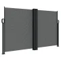Toldo lateral retráctil gris antracita 140x600 cm by vidaXL, Umbrellas - Ref: Foro24-4004613, Price: 132,19 €, Discount: %
