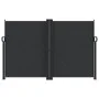 Toldo lateral retráctil negro 160x600 cm de vidaXL, Sombrillas - Ref: Foro24-4004624, Precio: 128,50 €, Descuento: %