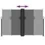 Toldo lateral retráctil negro 160x600 cm de vidaXL, Sombrillas - Ref: Foro24-4004624, Precio: 128,50 €, Descuento: %