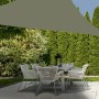 ProGarden Toldo triangular verde 3x3x3 m