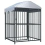 Outdoor kennel with roof 120x120x150 cm by vidaXL, Dog kennels and fences - Ref: Foro24-145762, Price: 250,41 €, Discount: %