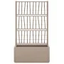 Jardinera con enrejado PP marrón claro 80x36x140 cm by vidaXL, Pots and planters - Ref: Foro24-368781, Price: 109,61 €, Disco...