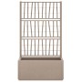 Jardinera con enrejado PP marrón claro 80x36x140 cm by vidaXL, Pots and planters - Ref: Foro24-368781, Price: 119,49 €, Disco...
