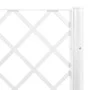 Blumenkasten mit weißem PP-Gitter 160x40x142 cm von vidaXL, Töpfe und Pflanzgefäße - Ref: Foro24-367934, Preis: 135,44 €, Rab...