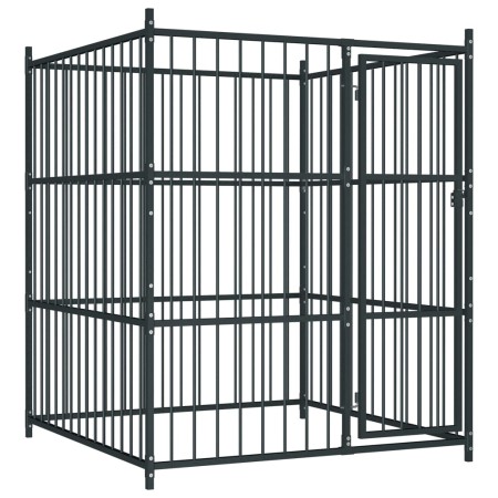 Perrera de exterior 150x150x185 cm de vidaXL, Casetas y cercados para perros - Ref: Foro24-145761, Precio: 336,66 €, Descuent...