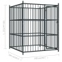 Perrera de exterior 150x150x185 cm de vidaXL, Casetas y cercados para perros - Ref: Foro24-145761, Precio: 336,66 €, Descuent...