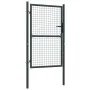Gartengittertür aus verzinktem Stahl grau 100x200 cm von vidaXL, Gartentore - Ref: Foro24-145773, Preis: 198,02 €, Rabatt: %