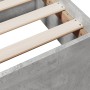 Cama con cajones madera ingeniería gris hormigón 150x200 cm de vidaXL, Camas y somieres - Ref: Foro24-3280289, Precio: 147,27 €