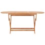 Folding garden dining set 7 pieces solid teak wood by vidaXL, Garden sets - Ref: Foro24-48999, Price: 612,79 €, Discount: %