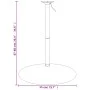 Hocher Tischfuß aus verchromtem Stahl 45x90 cm von vidaXL, Tischzubehör - Ref: Foro24-4007196, Preis: 59,59 €, Rabatt: %