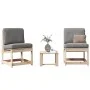 3-teiliges Gartenmöbel-Set aus massivem Kiefernholz von vidaXL, Gartenstühle - Ref: Foro24-832620, Preis: 85,69 €, Rabatt: %