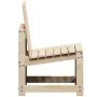 3-teiliges Gartenmöbel-Set aus massivem Kiefernholz von vidaXL, Gartenstühle - Ref: Foro24-832620, Preis: 85,69 €, Rabatt: %