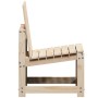 Juego de muebles de jardín 3 piezas madera maciza de pino de vidaXL, Sillas de jardín - Ref: Foro24-832620, Precio: 96,12 €