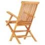 Klappbare Garten-Essgruppe, 7-teilig, aus massivem Teakholz von vidaXL, Gartensets - Ref: Foro24-48999, Preis: 639,34 €, Raba...