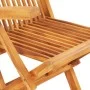 Klappbare Garten-Essgruppe, 7-teilig, aus massivem Teakholz von vidaXL, Gartensets - Ref: Foro24-48999, Preis: 639,34 €, Raba...