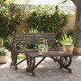 Juego de muebles de jardín 2 piezas madera maciza de abeto by vidaXL, Modular outdoor sofas - Ref: Foro24-365106, Price: 237,...
