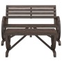Juego de muebles de jardín 2 piezas madera maciza de abeto by vidaXL, Modular outdoor sofas - Ref: Foro24-365106, Price: 237,...