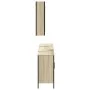 Set de muebles de baño 3 pzas madera contrachapada roble sonoma by vidaXL, Bathroom furniture - Ref: Foro24-3214731, Price: 1...