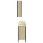 Set de muebles de baño 3 pzas madera contrachapada roble sonoma by vidaXL, Bathroom furniture - Ref: Foro24-3214731, Price: 1...