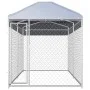 Perrera de exterior con toldo 382x192x225 cm de vidaXL, Casetas y cercados para perros - Ref: Foro24-145024, Precio: 367,69 €...
