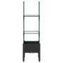 Jardinera con enrejado PP negro 40x40x142,5 cm de vidaXL, Maceteros y jardineras - Ref: Foro24-367948, Precio: 31,85 €, Descu...