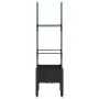 Jardinera con enrejado PP negro 40x40x142,5 cm de vidaXL, Maceteros y jardineras - Ref: Foro24-367948, Precio: 31,85 €, Descu...