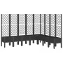 Jardinera con enrejado PP negro 200x160x142 cm de vidaXL, Maceteros y jardineras - Ref: Foro24-367943, Precio: 276,11 €, Desc...