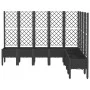 Jardinera con enrejado PP negro 200x160x142 cm de vidaXL, Maceteros y jardineras - Ref: Foro24-367943, Precio: 276,11 €, Desc...