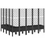 Blumenkasten mit schwarzem PP-Gitter 200x160x142 cm von vidaXL, Töpfe und Pflanzgefäße - Ref: Foro24-367943, Preis: 276,13 €,...