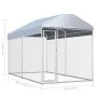 Perrera de exterior con toldo 382x192x225 cm de vidaXL, Casetas y cercados para perros - Ref: Foro24-145024, Precio: 367,69 €...