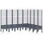 Jardinera con enrejado PP azul gris 200x160x142 cm by vidaXL, Pots and planters - Ref: Foro24-367941, Price: 246,53 €, Discou...
