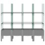 Jardinera con enrejado PP gris claro 160x40x142,5 cm by vidaXL, Pots and planters - Ref: Foro24-367962, Price: 94,27 €, Disco...