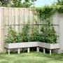Blumenkasten mit weißem PP-Gitter 160x120x142,5 cm von vidaXL, Töpfe und Pflanzgefäße - Ref: Foro24-367969, Preis: 104,57 €, ...