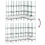 Blumenkasten mit weißem PP-Gitter 160x120x142,5 cm von vidaXL, Töpfe und Pflanzgefäße - Ref: Foro24-367969, Preis: 104,57 €, ...