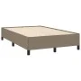 Taupe gray fabric bed frame 120x190 cm by vidaXL, Beds and slatted bases - Ref: Foro24-379512, Price: 93,97 €, Discount: %